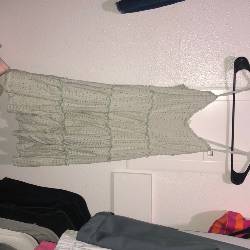 Sage green dress
